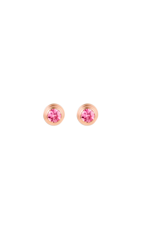 Серьги Cartier d'Amour rose gold pink sapphire (37960)