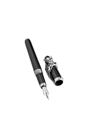 Ручка Cartier Intiated Fountain Pen Penthere Sterling Silver Limited Edition 188 (38410) №3