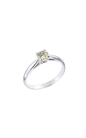 Кольцо  0,50 ct S-T/SI1 Round Diamond White Gold (42903)