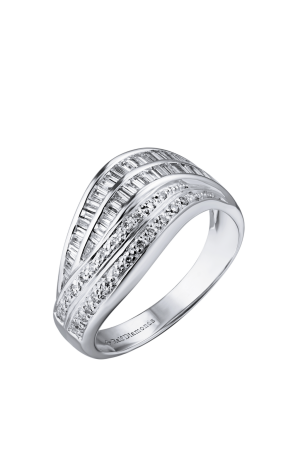 Кольцо RalfDiamonds Baguette & Round Brilliant 0.83 ct RDR (37395)