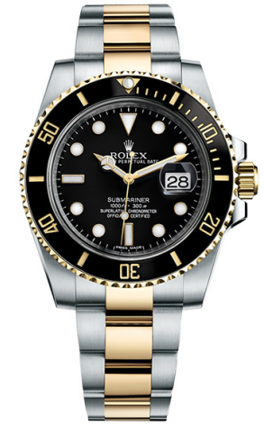 Часы Rolex Submariner Date 40mm Steel and Yellow Gold Ceramic 116613LN-000 (37212)