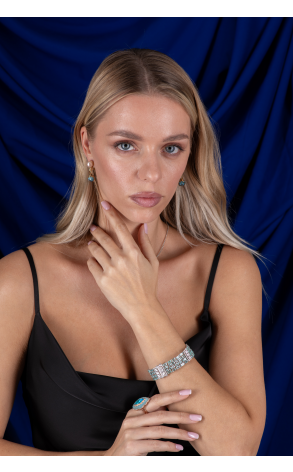 Серьги Bvlgari Allegra Akoya Pearl & Topaz (37041) №3
