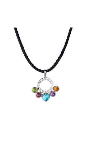 Кулон Bvlgari Allegra White Gold Multigemstones (42165)