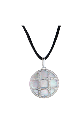 Подвеска Cartier Pasha Mother of Pearl & Diamond White Gold (42284)