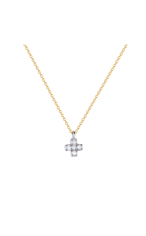 Подвеска Tiffany & Co Diamond Mini Cruciform Cross Pendant (43781)