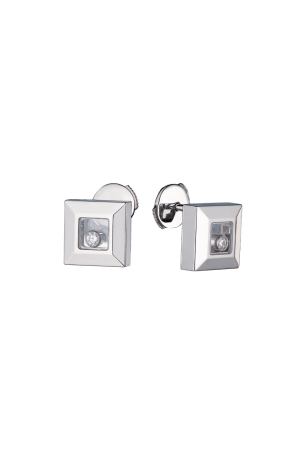 Серьги Chopard Happy Diamonds Square White Gold 832938-1001 (4375)