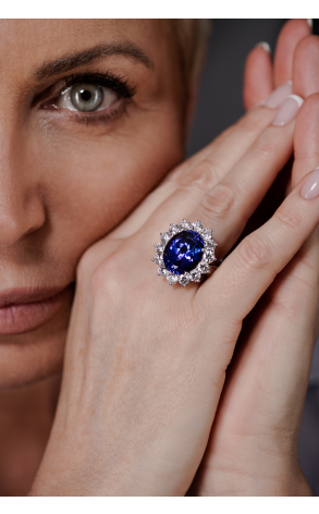 Кольцо Pasquale Bruni Atelier Tanzanite & Diamonds 7814B (36401) №2