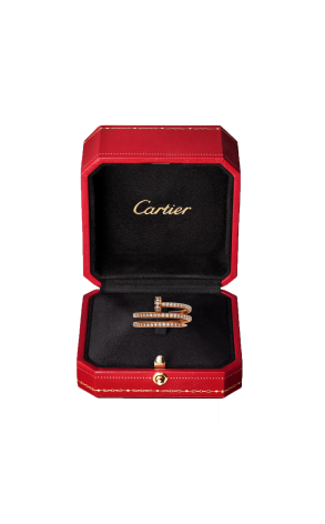 Кольцо Cartier Juste un Clou Double Half-Paved Rose Gold (SIZE 53) CRB4210953 (43628) №2