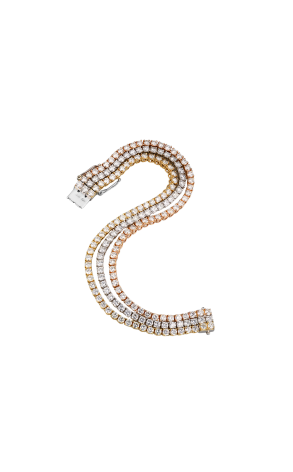 Браслет  11,30 ct G/VS Tricolor Gold (40575)
