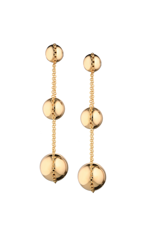 Серьги Tiffany & Co HardWear Triple Drop Yellow Gold 60006746 (37307)