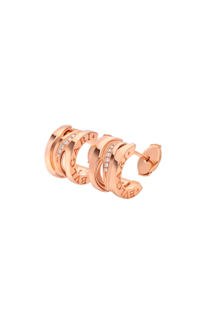 Серьги Bvlgari B.Zero 1 Rose Gold & Diamond 356131 (42286) №2