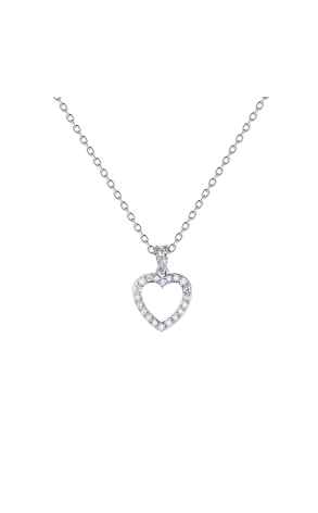 Подвеска Tiffany & Co Platinum Diamond Mini Heart Pendant (43780)