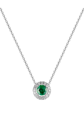 Кулон Mercury Color Natural Emerald & Diamonds MP22378WDE (36950)