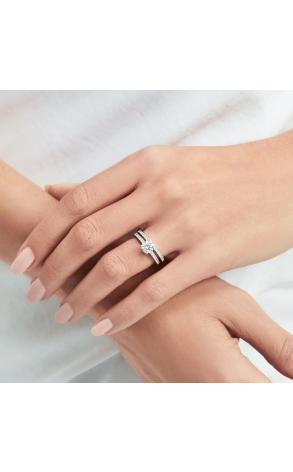 Кольцо GRAFF Flame 0,56 G/VVS1 Round Diamond Engagement Ring RPV01 (43586) №5