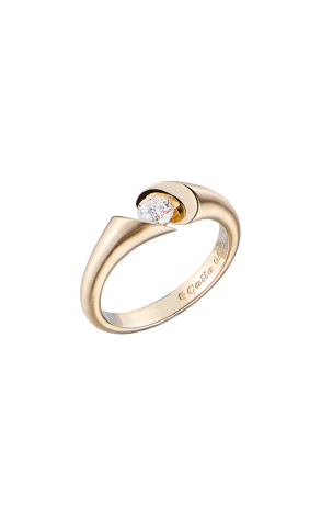 Кольцо Gassan Schaffrath Calla Collection 0.30 ct Rose Gold 9251035 ADZP (42393)
