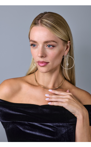 Колье  в стиле Clash de Cartier Flexible Small Model Rose Gold (40756) №4