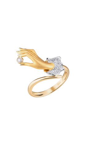 Кольцо Carrera y Carrera Diamond Hand Ring (36189)