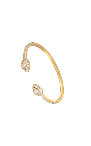 Браслет David Morris Simple Rose Cut Flexi Bangle (41927)