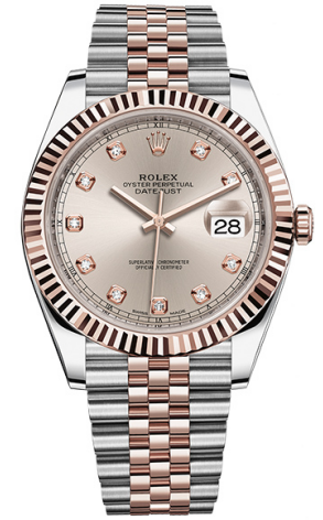 Часы Rolex Datejust 41mm Steel and Everose Gold 126331-0008 (37265)