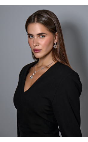 Серьги Bvlgari Astrale Diamonds & White Gold (3976) №3