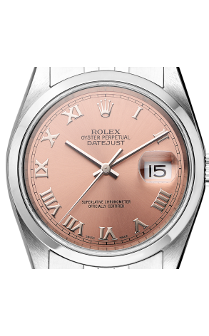 Часы Rolex Datejust 36 mm Salmon Roman Dial Jubilee 16200 (36936) №2