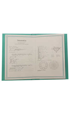 Пусеты Tiffany & Co Diamond Earstuds 0,51 ct H/VVS1 - 0,51 ct H/VVS2 (43475) №2