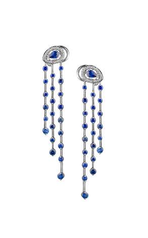 Серьги Casato Sapphire & Diamonds White Gold (36762)