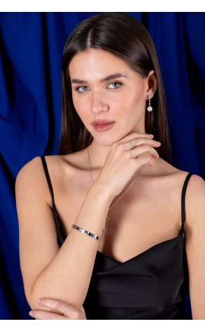Браслет Cartier LOVE WHITE GOLD, AQUAMARINES, SAPPHIRES, SPINELS, AMETHYSTS B6036317 (37398) №4