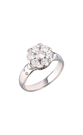 Кольцо  1,04 ct Round Diamonds White Gold (40661)