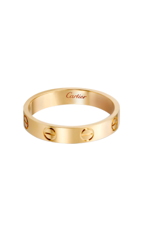 Кольцо Cartier Love Small Model Yellow Gold (SIZE 55) CRB4085055 (37834)