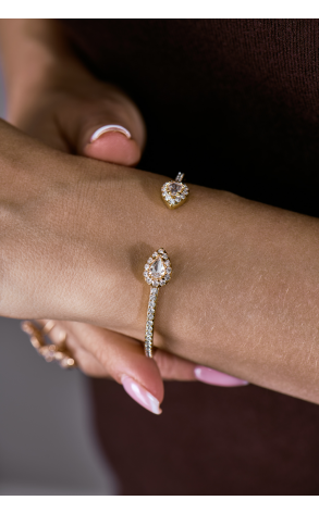 Браслет David Morris Simple Rose Cut Flexi Bangle (41927) №2