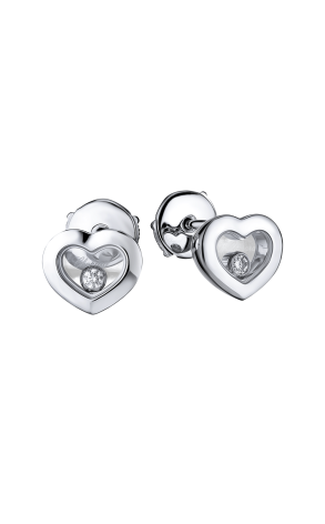 Серьги Chopard Happy Diamonds Icons Heart Earrings 83A054-1001 (35764)