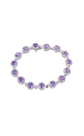 Браслет  Natural Amethist 12,0 ct Tennis (42648)
