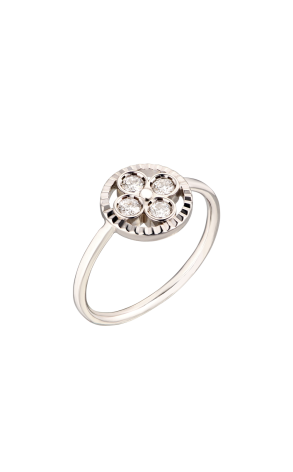 Кольцо Louis Vuitton Blossom Sun Diamonds & White Gold (40313)