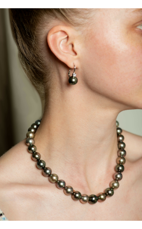 Колье Mikimoto Multi Black South Sea Cultured Pearl Necklace (36030) №2