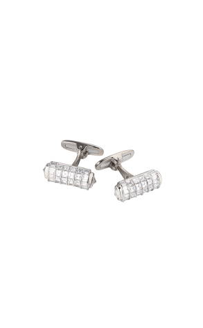 Запонки RalfDiamonds 4.65 ct Square/Baguette/Oval Cut Diamonds & Platinum (39399)