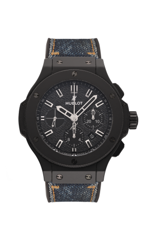 Часы Hublot Big Bang Chronograph Jeans Black Ceramic. Limited Edition 301.CI.2770.NR.JEANS (33348)