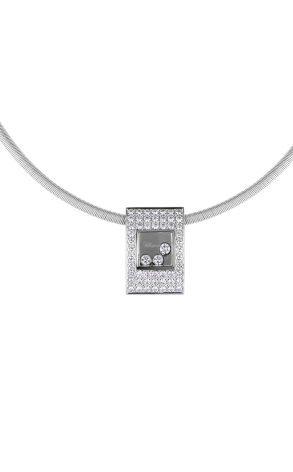 Колье Chopard Happy Diamonds White Gold Necklace 79/3180 (36188)