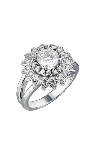 Кольцо RalfDiamonds Round Brilliant 1,25 ct M/SI2 RDR (37494)