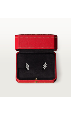 Серьги Cartier Reflection de Small Model White Gold Diamonds N8515094 (41138) №2