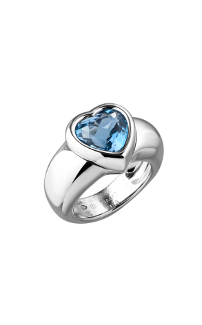 Кольцо Piaget London Blue Topaz White Gold Heart (37548)
