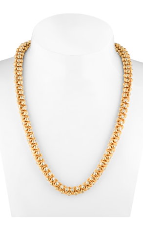 Колье  11,50 ct Round Diamonds Yellow Gold Necklace (40723)