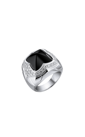 Кольцо Bvlgari WHITE GOLD DIAMOND BLACK ONYX PIRAMID (37519)
