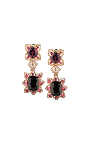 Серьги RalfDiamonds Garnet & Spinel & Diamonds & Rose Gold RDE (38407)