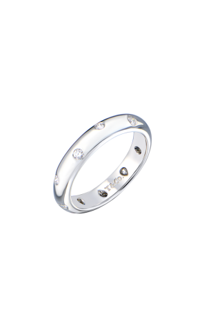 Кольцо Tiffany & Co Etoile Platinum & Diamond Band Ring (21957)