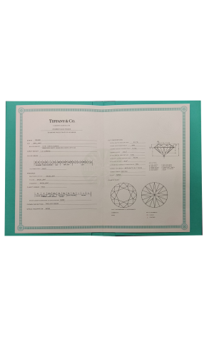 Кольцо Tiffany & Co Round Brilliant 1,21 ct I/VVS2 Platinum (40802) №2