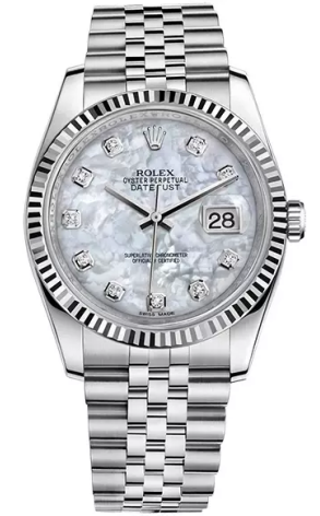 Часы Rolex Datejust 36 мм Steel And White Gold 116234 (40728)