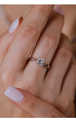 Кольцо  1,05 ct G/SI1 Princess Cut Diamond (37888) №5
