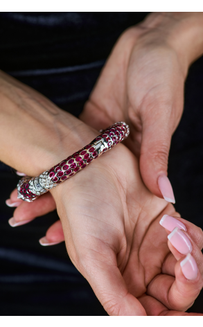 Браслет  The Dragon Rubies 22,0 ct & Diamonds 8,85 ct & White Gold (40279) №5