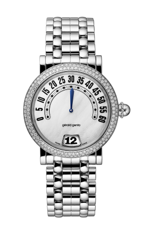 Часы Gerald Genta Retro Classic Mother of Pearl Diamonds 38 mm REC.L.10 (37236)